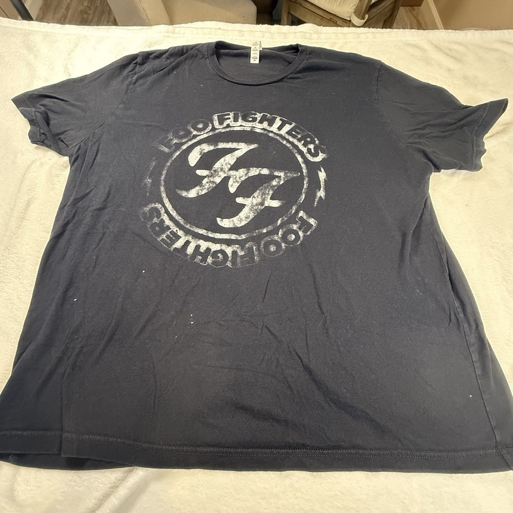 Foo Fighters 2021 Tour T-Shirt Men’s 2XL Sacramento Fresno Black Concert